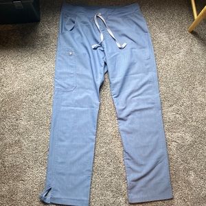 Figs denim blue scrub bottoms